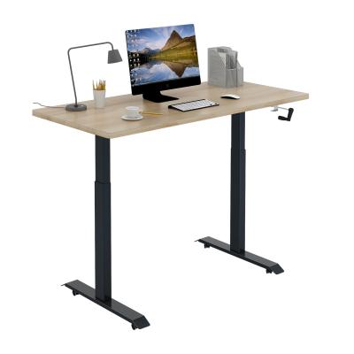 China (Height) Adjustable Leg Style Crank Position Folding Desk For Office Man for sale