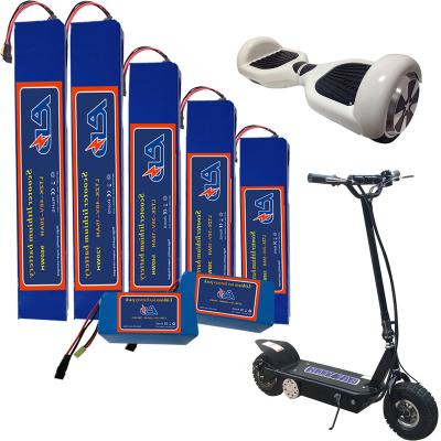 China Lithium Ion Toy Batteries For Electric Scooters 10ah 15ah 24v 36v 48v 20ah Electric Scooter Battery 48v for sale