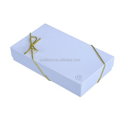 China Good quality pure handmade ribbon even bow with elastic loop for gift box elastic bow for packing for sale