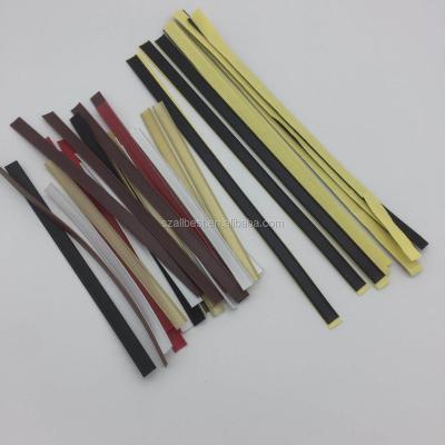 China food lowest price coffee bag twist tie / best selling product in Europe double wire twist tie for sale