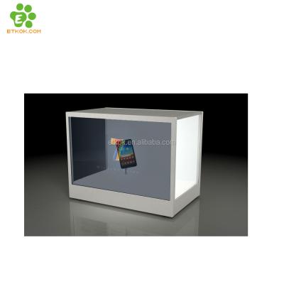 China 55 inch indoor transparent lcd display OLED transparent screen for display box for sale