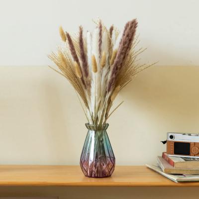 China Beautiful 2022 Pampas Reed Flower Arrangement Home Decoration Amazon Dry Flower Combination Bouquet Decoration Wedding By Colorful Hot Sale for sale