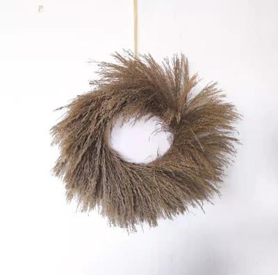 China Wholesale Handmade Dried Pampas Grass Kids Room Decoration Decorative Pampas Grass Garland for sale