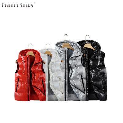 China Cold Heating Zippered PRETTY STEPS Winter Sports Hooded Waterproof Invest Battery Operated Passionate Clothes For Fishing Heating Ski Vest for sale