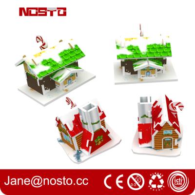 China 3D Puzzle Christmas Ornament | Snack and Confectionery Premium Toy for sale