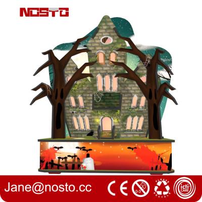 China DIY Kit 3D Puzzle Halloween Decoration with Lights Board Game for sale