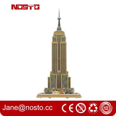 China Intelligent DIY Building Paper 3D Puzzle Famous Building for sale