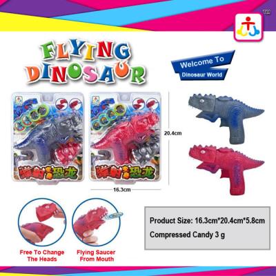 China Flying dinosaur with toy candy , compress candy or jelly beans for sale