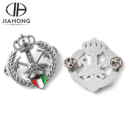 China Factory Direct 3D Free Design Custom Hungary Country 3D Pin Badge for sale