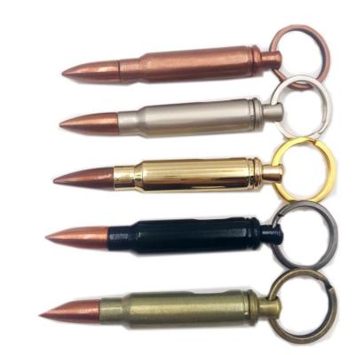 China Stocked Metal Bullet Wrap With Custom Engraved Bullet Bottle Opener for sale