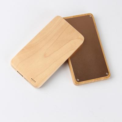 China OEM Convenient Eco Friendly 8000mA Wooden Power Bank Can Custom Logo And Engraving for sale