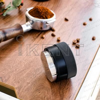 China Height 58MM Adjustable Coffee Dispenser Stainless Steel Coffee Portafilter Walnut Decoration Adjustable Coffee Dispenser for sale