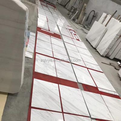 China Modern Good Price Natural White House Marble For Outdoor Wall Decoration and Floor Tiles for sale