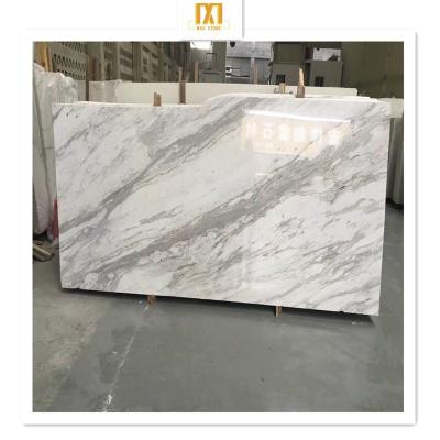 China Modern Volakas White Marble Price Natural Greece Volakas Marble Floor Slab Tiles And Marbles for sale