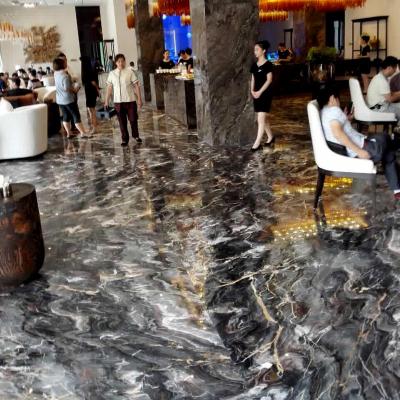 China Modern Yunfu Home Marble Floor Design Marbel Natural Brown Marble  for Floor Tiles for sale