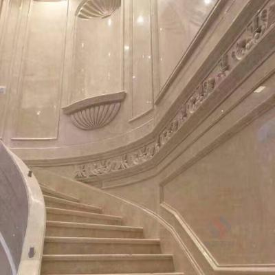 China Modern Factory direct stairs marble stone staircase and onyx steps indoor steps and slabs designs for marble for sale