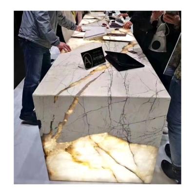 China Modern Luxury Stone Natural Pandora Marble Slab For Table Top for sale