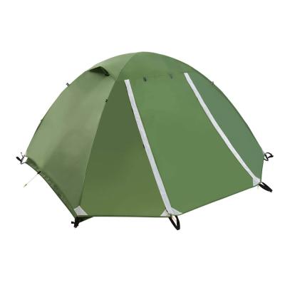 China Diagonal Tying Type Best Selling Breathable 1-2 Person 210T Tents For Instant Backpacking Waterproof Camping Quick Tent Easy Setup for sale