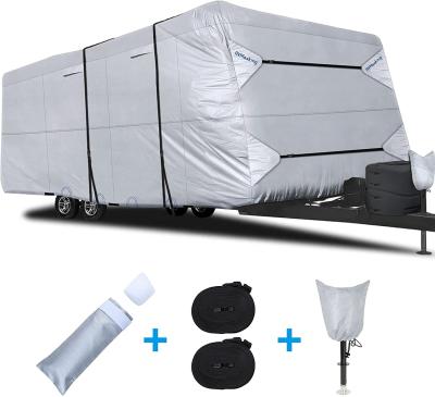 China Sports RV Blanking Upgraded 2021 150D Travel Trailer RV Cover Fits 24' 1