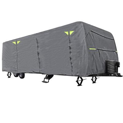 China Furniture Protection Customize PU Waterproof Snowproof Nonwoven UV Cover Limousine Motorhomes Cover RV Cover for sale