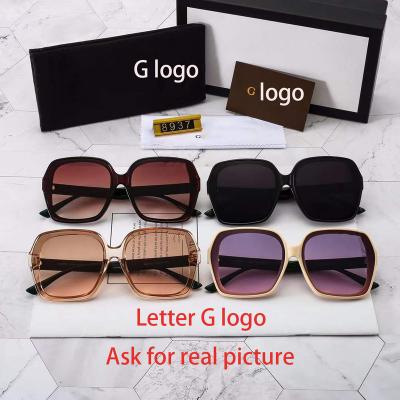 China 2022 Luxury Trendy Sunglasses fashion designer designer letter G sunglasses women fit famous brand sunglasses with box for sale