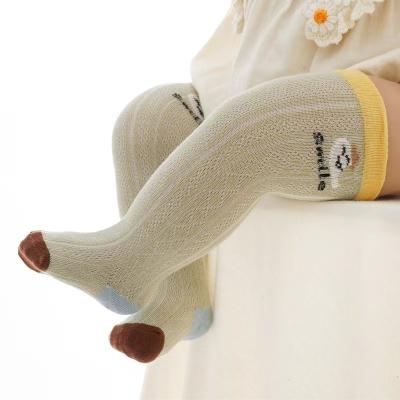 China 2022 Newest Summer Athletic Socks For Baby 0 To 12months Soft Cotton Baby Socks Breathable Baby Knee Socks for sale