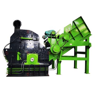 China Recycling Metal Crusher Maker Aluminum Alloy Oil Drum Raw Aluminum Scrap Metal Baked Aluminum Crusher for sale