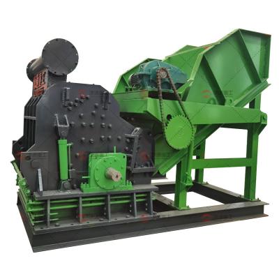 China Recycling 280 Type Aluminum Scrap Crusher Metal Boxes Scrap Iron Sheet Light Metal Material Large Crusher for sale