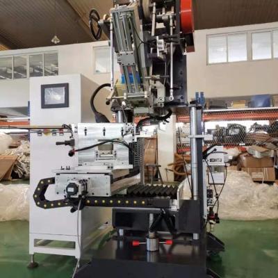 China Making Brush and Brooms Shaft 2 Double Heads Brush and Broom Anchor Decking Machine Brush Making Machine for sale