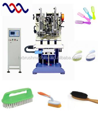 China Two Head Decking High Speed ​​Cleaning Brush Making Machine For Flat Brush - Double Efficency. (GS402T) for sale