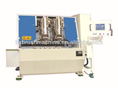 China Making Brushes 5 Axis Two Heads Decking And Drilling Combination Brush Machine for sale