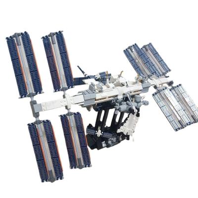 China Compatible DIY International Space Station 864pcs/set Ideas TOY Model Building Blocks Bricks 50005 21321 for Kids Christmas Gifts for sale