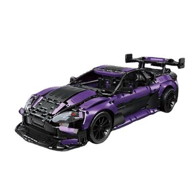 China MOC-8780 Building Toy C001 3850Pcs 1:8 Purple Sports Car Famous Super Advantage Building Blocks Toy Children Boy Classic Brick Gift for sale