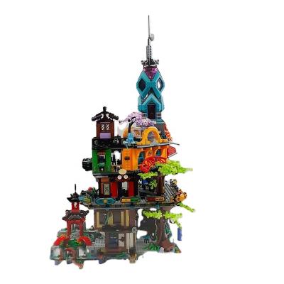 China DIY 71741 Compatible Ninja TOY 5685pcs/set x19006 90039 City Gardens Building Blocks Kids Toys For Children Gift for sale