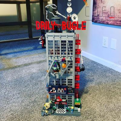 China Compatible DIY TOY Daily Bugle Street View 3770+pcs/set Model Building Blocks Bricks 76178 78008 for Kids Christmas Gifts for sale