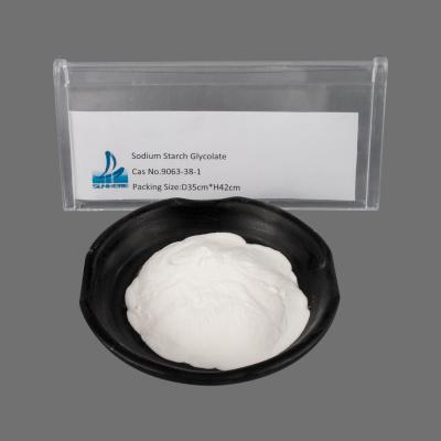 China 25kg Bag Food Grade Sodium Starch Glycolate Cas  9063-38-1 Powder Not Volatile for sale