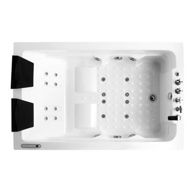 China Modern Bachelor Whirlpool Massage Cheap Acrylic White Bathtubs Free Soaking for sale