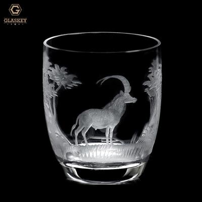 China Personalized Stemless Design Etched Shot Glass Wedding Favor Engraved Shot Glass for sale