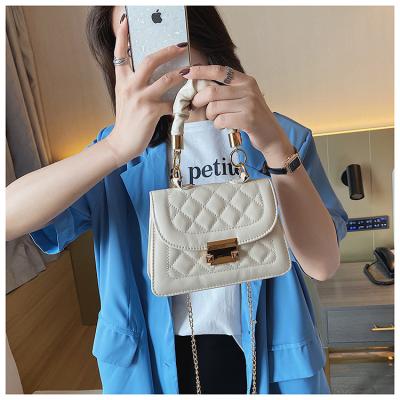 China Fashion Handbag and Shoulder Bags PU Leather Strap Shoulder Bags for Women Girls Ladies for sale