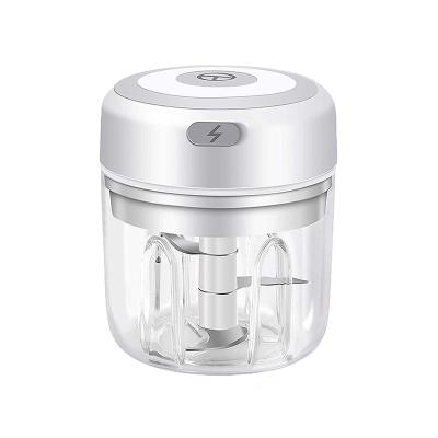 China 250mlMini Garlic Crusher Viable Electric Food Processor USB Charging Smart Electric Vegetable Cleaver for sale