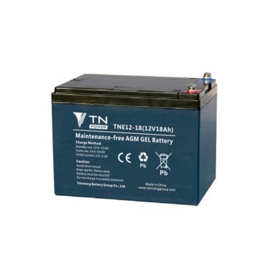 China Good quality maintenance free long life lead acid batteries deep cycle 12v 18ah green grass lead acid battery 12V 18AH for sale