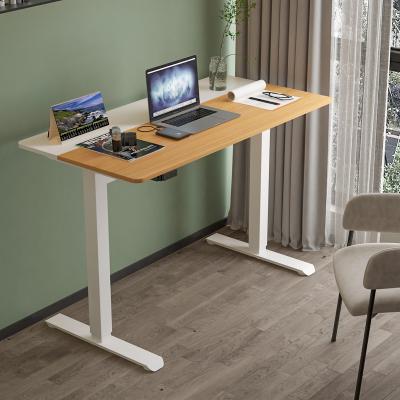 China Adjustable Floor Standing (Height) Desk Height Adjustable With Wireless Charging And USB Ports for sale