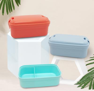 China Viable plastic bento lunch box student lunch box single layer lunch box wholesale price factory for sale