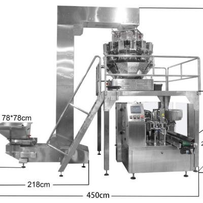 China Food & Beverage Factory 8-Station Granule Type Products Bag Given package machinery for sale