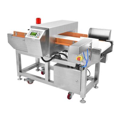 China Food & Beverage Factory Food Industry Food Safety Automatic Conveyor Belt Iron Sharp Metal Detector for sale