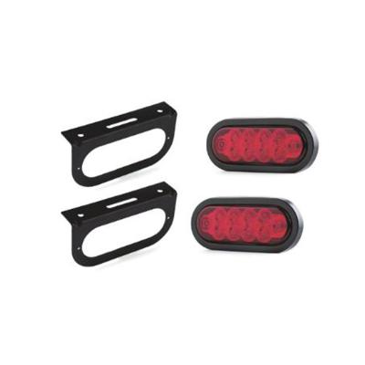 China Trailer part truck part led trailer light w/bracket set of2 led dynamic traffic message board sign trailer for sale