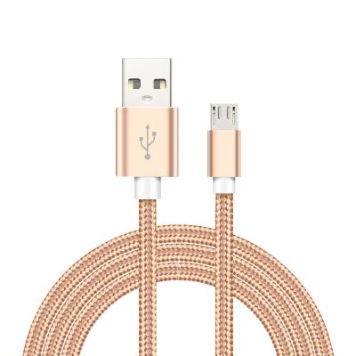 China Factory price wholesale high quality single usb strong nylon braided micro cable for sale