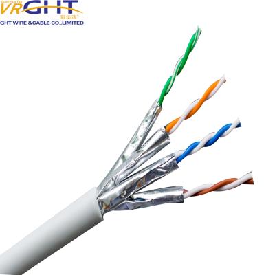 China Because Gray Indoor Conductor Size 24AWG FTP CAT5E Network Cable en venta