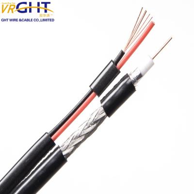 Cina cctv camera good quality factory link rg59 coaxial cable directly with power cable rg59 2c siamese cable in vendita