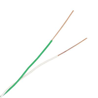 中国 Telecommunication 2core 1pair telephone cable twisted 2*0.4mm bare copper wire 販売のため